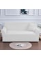 Jms Omıya Beyaz Su Geçirmez Kanepe Slipcover Elastik Sandalye Kanepe Örtüsü L Şekilli Köşe 235-300cm