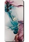 Galaxy Uyumlu A53 Kılıf Hd Desen Baskılı Arka Kapak + Kırılmaz Cam - Liquid Mermer