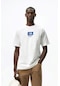 The Champ Clothing Classıc Aesthetic Yazı Baskılı Oversize Beyaz Erkek T-shirt Beyaz