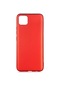 Tecno - Realme C11 - Kılıf Mat Renkli Esnek Premier Silikon Kapak - Kırmızı