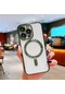 Moda Temizle Manyetik Kablosuz Şarj Kılıf İphone Uyumlu 15 İçin Magsafe 13 14 12 11 Alpine Green For İphone Uyumlu 11 Alpine Green