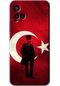 Vivo Y21s Kılıf Hd Desen Baskılı Arka Kapak + Kırılmaz Cam - Atatürk Bayrak