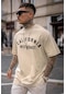 Unisex West Coast Baskılı Oversize Tshirt