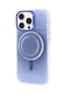 Kilifone - İphone Uyumlu İphone 15 Pro Max - Kılıf Magsafe Şarj Özellikli Tak-çıkar Pop Soketli Tik-tok Kapak - Mavi