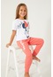 Minnie Mouse Candy Minnie Beyaz Kız Çocuk Kısa Kol Pijama