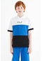 Tommy Life Siyah Renk Bloklu Kanguru Cepli Kapüşonlu Oversize Erkek Çocuk T-shirt - 11150 Siyah