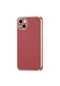 Tecno - İphone Uyumlu İphone 13 - Kılıf Parlak Renkli Bark Silikon Kapak - Kahverengi