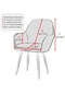 Beyaz Kadife Streç Koltuk Kapak Elastik Düz Renk Yemek Sandalyesi Kapakları Ev Dekor Yıkanabilir Yüksek Kol Dayama Ofis Koltuğu Slipcovers