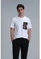 Lufian Erkek Exotıc Modern Grafik T-shirt 111020202 Beyaz