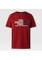 The North Face Rust 2 Erkek Bordo Yuvarlak Yaka Tişört NF0A87NWPOJ1 Bordo