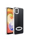 Mutcase - Samsung Uyumlu Galaxy A04 - Kılıf Kamera Korumalı Tatlı Sert Omega Kapak - Gümüş