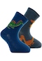 Be Cool Bolero Desenli 2li Kaydırmaz Çorap Erkek Bebek 23KBOLEKYD007 Yeşil