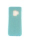 Kilifone - Samsung Uyumlu Galaxy S9 - Kılıf Simli Koruyucu Shining Silikon - Mavi