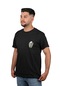 Manta 2271-2 Erkek Penye T-shirt-26868-siyah