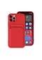 Kilifone - İphone Uyumlu İphone 12 Pro Max - Kılıf Kamera Korumalı Kart Bölmeli Ofix Kapak - Kırmızı
