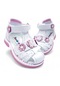Beebron Ortopedik Kız Bebek Sandaleti Buket Serisi Bkt2409 Beyaz