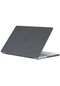 Macbook Pro Uyumlu 14.2 2023 A2779 - Kapak Kılıf Msoft Carbon Fiber Tasarımlı Kapak - Siyah