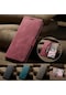 Samsung Galaxy Uyumlu A35 A34 A33 A33 Case Telefon Kılıfı İçin Lüks Cüzdan Deri Kapak Kırmızı Galaxy Uyumlu M32 5g Kırmızı
