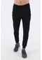 Maraton Sportswear Slimfit Erkek Ribana Paça Basic Siyah-siyah Pantolon 19428-siyah-siyah