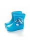 Mavi Çocuk Ayakkabıları Bebek Su Geçirmez Yağmur Botları Erkek Kız Yürüyor Kaymaz Karikatür Kauçuk Pvc Ayak Bileği Yağmur Botları