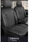 Volkswagen Golf 6 Tridline Hatchback Aracınıza Uyumlu Gri Orion Serisi Jakar Kılıf Siyah