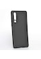 Kilifone - Huawei Uyumlu P30 - Kılıf Mat Renkli Esnek Premier Silikon Kapak - Siyah