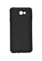 Kilifone - Samsung Uyumlu Galaxy A7 2017 - Kılıf Mat Renkli Esnek Premier Silikon Kapak - Siyah