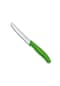 Victorinox 6.7836.L114 SwissClassic 11 CM Domates & Sosis Bıçağı Yeşil