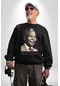 Nelson Mandela Unisex Siyah Sweatshirt Siyah