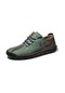 Yeşil Deri Ayakkabı Gündelik Ayakkabı Erkek Ayakkabısı Sürüş Rahat Bölünmüş Deri Ayakkabı Erkek Mokasen Ayakkabıları Mokasen Takım Ayakkabı