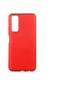 Noktaks - Huawei Uyumlu Huawei P Smart 2021 Ppa-lx2 - Kılıf Mat Renkli Esnek Premier Silikon Kapak - Kırmızı