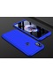 Kilifone - Xiaomi Uyumlu Mi 6x / Mi A2 - Kılıf 3 Parçalı Parmak İzi Yapmayan Sert Ays Kapak - Mavi