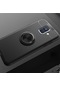 Kilifone - Samsung Uyumlu Galaxy A6 2018 - Kılıf Yüzüklü Auto Focus Ravel Karbon Silikon Kapak - Siyah