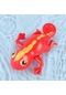3 Adet Banyo Oyun Oyuncakları Bebek Yüzme Suyu Bebek Zinciri Üzerinde Yüzme Ve Kertenkeleler Çocuklar İçin Kırmızı Kertenkele