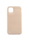 Mutcase - İphone Uyumlu İphone 11 - Kılıf Mat Renkli Esnek Premier Silikon Kapak - Gold