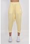 Maraton Sportswear Comfort Kadın Lastik Paça Basic Açık Sarı Pantolon 21093-açık Sarı