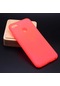 Tecno - General Mobile Gm 8 Go - Kılıf Mat Renkli Esnek Premier Silikon Kapak - Kırmızı