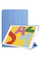 Noktaks - iPad Uyumlu Pro 10.5 7.nesil - Kılıf Smart Cover Stand Olabilen 1-1 Uyumlu Tablet Kılıfı - Mavi