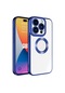 Mutcase - İphone Uyumlu İphone 15 Pro - Kılıf Kamera Korumalı Tatlı Sert Omega Kapak - Midnight