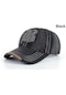 Maotai Denim Pamuklu Şapka Beyzbol Şapkası Siyah