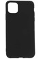 Kilifone - İphone Uyumlu İphone 11 Pro - Kılıf Mat Renkli Esnek Premier Silikon Kapak - Siyah