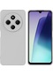 Redmi A4 Uyumlu Silikon Kılıf - Kamera Korumalı Esnek Pastel Renk Kapak - Gri Gri