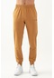 Maraton Sportswear Comfort Erkek Ribana Paça Basic Karamel Eşofman Altı 21625-karamel Karamel