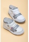 Şirinbebe Şiringenç Dikiş Detaylı İki Cırtlı Beyaz Kız İlkadım Bebek Çocuk Ayakkabısı-2883-beyaz