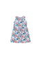Lovetti Kız Çocuk Watercolor Meadow Desen Kolsuz Elbise 5757-30