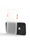 Kilifone - İphone Uyumlu İphone Se 2020 - Kılıf Arkası Mat Buzlu Kenarı Renkli Düğmeli Fri Silikon - Renksiz