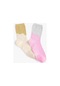 Koton Soket Çorap Seti 2'li Renk Bloklu Multıcolor 3sak80241aa 3SAK80241AAMIX