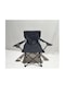 Xiaoqityh- Kalınlaştırılmış Dış Mekan Katlanır Tabure Kullanışlı Sanat Boyama Sandalyesi Kamp Sırtlı Sandalye Açık Hava Balıkçı Plaj Sandalyesi-gri - Siyah