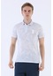 Maraton Sportswear Regular Erkek Polo Yaka Kısa Kol Beach Beyaz T-Shirt 20604-Beyaz