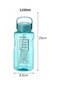 Spor Su Bardağı Büyük Kapasiteli Plastik Yüksek Sıcaklığa Dayanıklı İşçi Büyük Blue 3000ml Blue